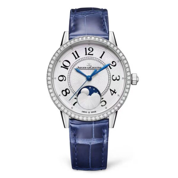 Jaeger Lecoultre - Master Ultra Thin Moon Ladies SS/LE White Diam ZF MY9015 Mod