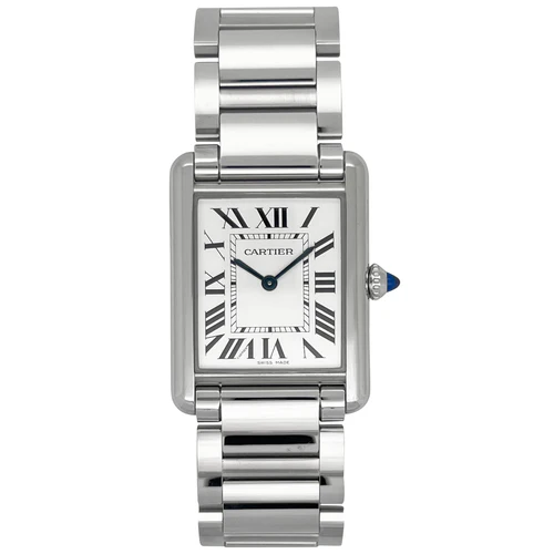 Cartier - Tant Must Small White Dial On SS Bracelet K11F Quartz
