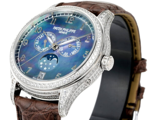 PP Grand Complications Moonphase  Gold Case&Stick Slender Pointer Rep Watch 4947R-001 - Image 2