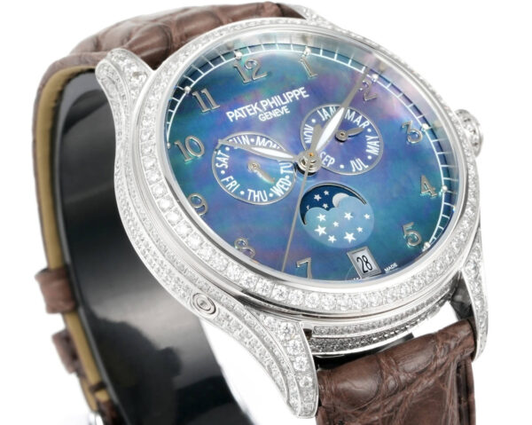 PP Grand Complications Moonphase  Gold Case&Stick Slender Pointer Rep Watch 4947R-001 - Image 3