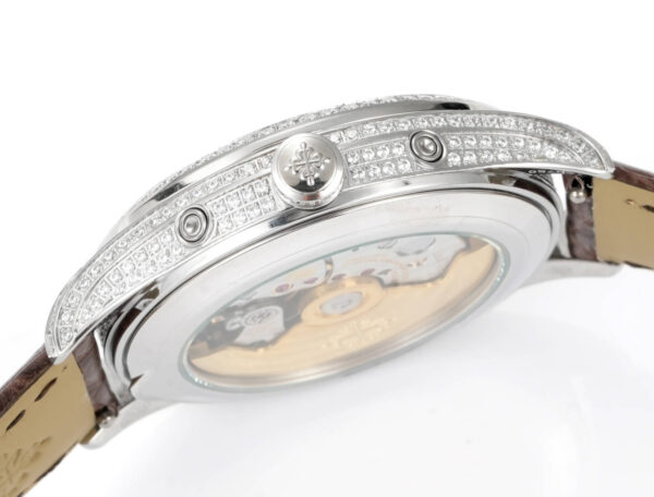 PP Grand Complications Moonphase  Gold Case&Stick Slender Pointer Rep Watch 4947R-001 - Image 6