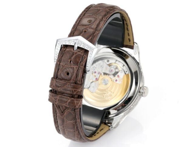 PP Grand Complications Moonphase  Gold Case&Stick Slender Pointer Rep Watch 4947R-001 - Image 9