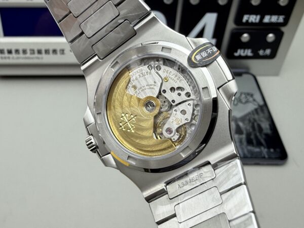 Patek Philippe - Nautilus Jumbo 5711 SS/SS Blue Dial 3KF A324 - Image 9