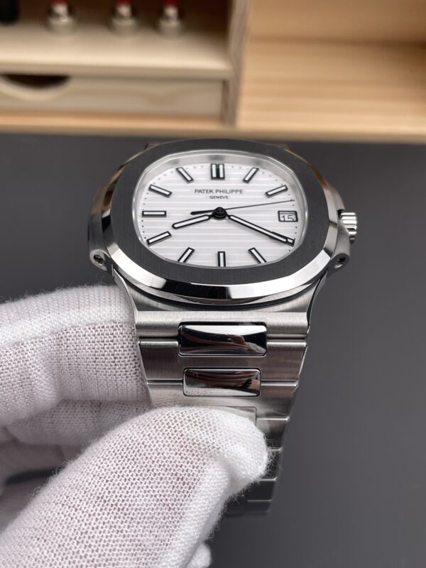 Patek Philippe - Nautilus Jumbo 5711 SS/SS White/Stk 3KF V4 A324 - Image 3