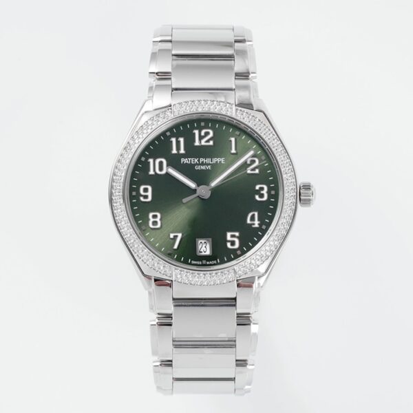 Patek Philippe - TWENTY~4 7300 Ladies 36mm Dia SS/SS Green Dial PPF 324SC