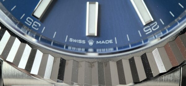 Rolex-Datejust 116231 Datejust EW SS Blue Baton 36mm 3235 - Image 10