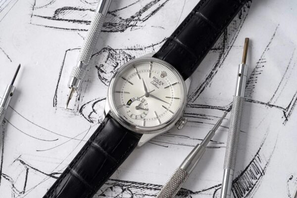 Rolex Cellini Dual Time m50529-006 Silver 40mm - Image 2