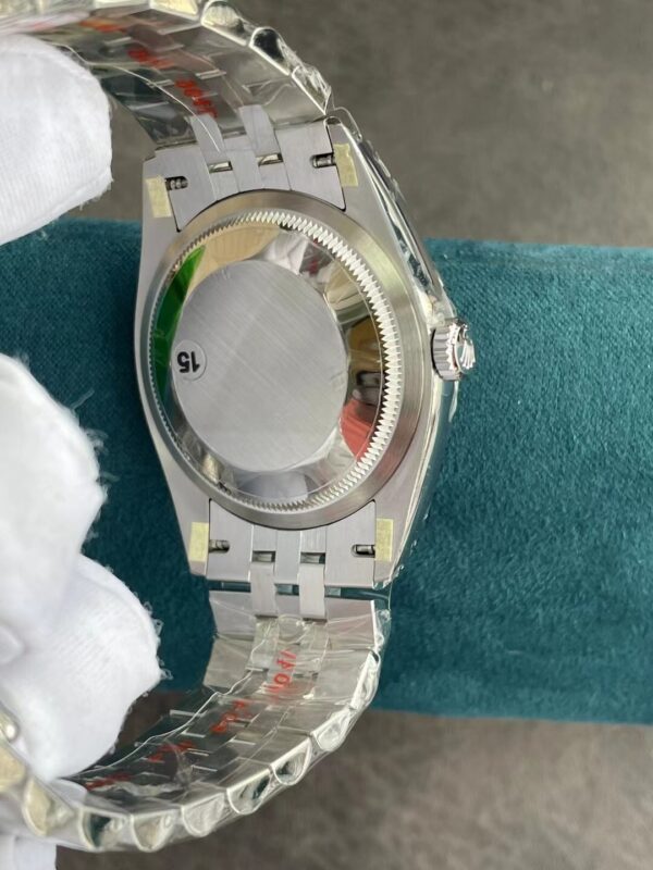 Rolex - Datejust 126234 36mm Jub SS/SS Green Palm Motif EW MY8215 - Image 9