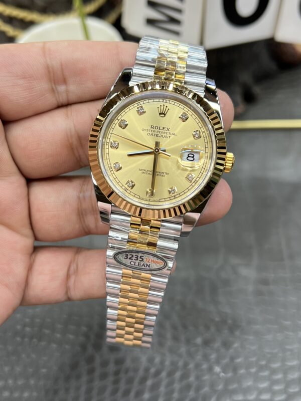 Rolex - Datejust 126333 41mm Oyster 904L SS/YG Gold Dial King VR3235 - Image 3