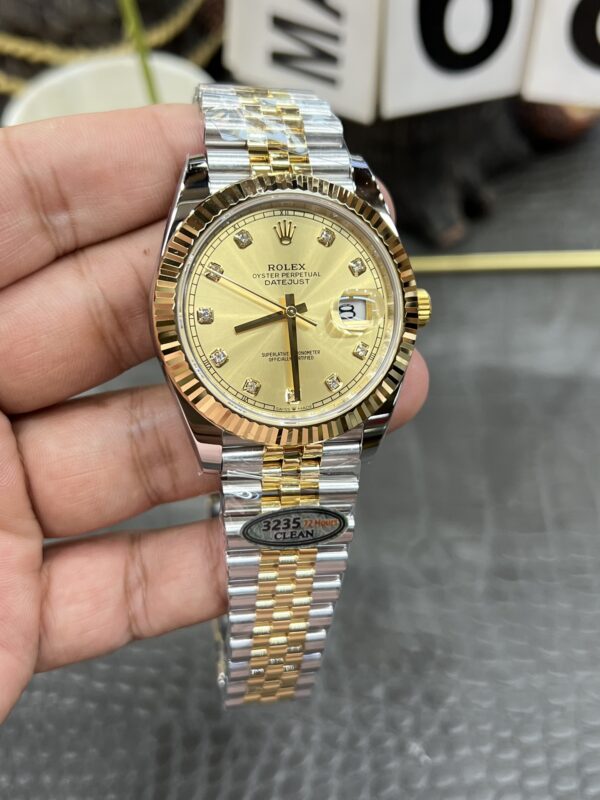 Rolex - Datejust 126333 41mm Oyster 904L SS/YG Gold Dial King VR3235 - Image 4