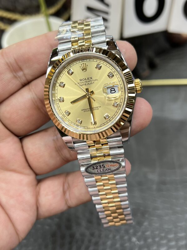 Rolex - Datejust 126333 41mm Oyster 904L SS/YG Gold Dial King VR3235 - Image 5