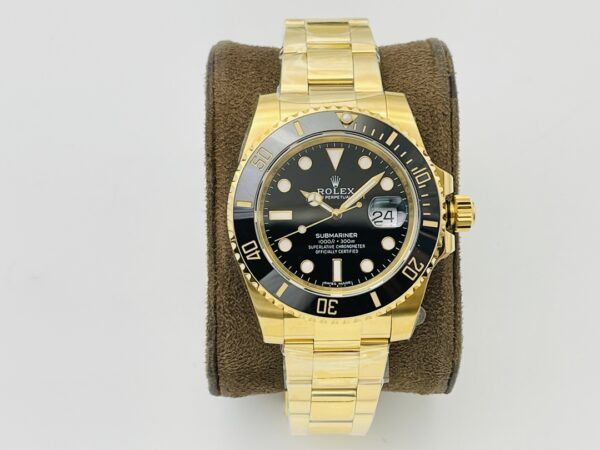 Rolex - Submariner 116618LN 40mm YG/YG Black/Dot Clean VS3135 - Image 10