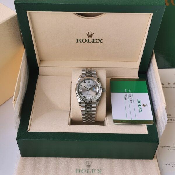Rolex - Datejust 126234 36mm Jub SS/SS Silver/Rmn EW 3235 - Image 3