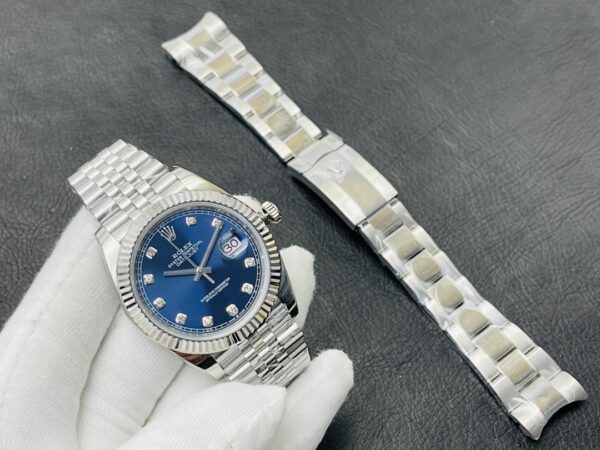 Rolex - Datejust 126334 41mm Jub 904L SS/SS Blue/Dia EW VR3235 - Image 3