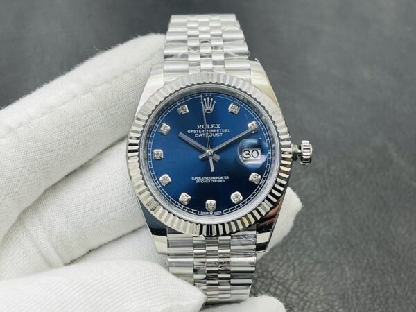 Rolex - Datejust 126334 41mm Jub 904L SS/SS Blue/Dia EW VR3235 - Image 2