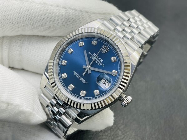 Rolex - Datejust 126334 41mm Jub 904L SS/SS Blue/Dia EW VR3235 - Image 4