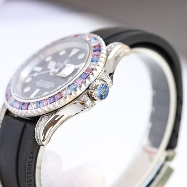 Rolex - Yacht Master 126679 42mm Gem Wrapped SS/RU Black/Dot VR3235 - Image 3