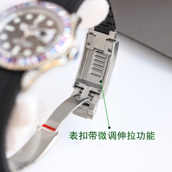 Rolex - Yacht Master 126679 42mm Gem Wrapped SS/RU Black/Dot VR3235 - Image 6