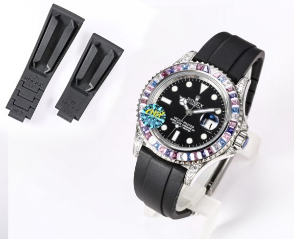 Rolex - Yacht Master 126679 42mm Gem Wrapped SS/RU Black/Dot VR3235 - Image 7
