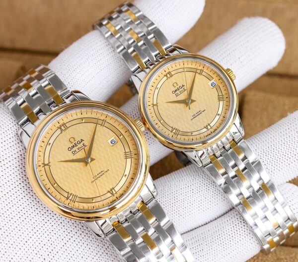 Omega - De Ville Date 40mm SS/SS White/yellow/Black/Blue Dial VS - Image 6