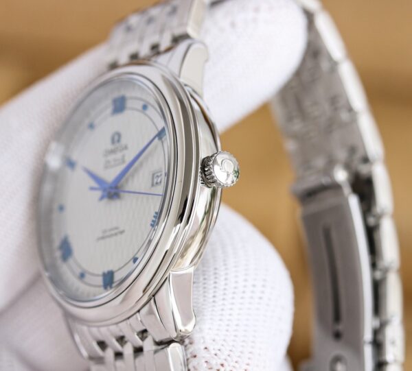 Omega - De Ville Date 40mm SS/SS White/yellow/Black/Blue Dial VS - Image 7