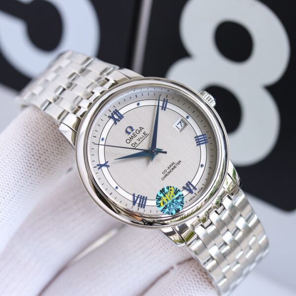 Omega - De Ville Timelsee 39.5MM SS/SS White Dial A+F MY9015 - Image 3