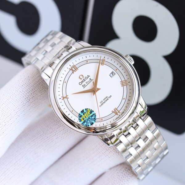 Omega - De Ville Timelsee 39.5MM SS/SS White Dial A+F MY9015 - Image 5