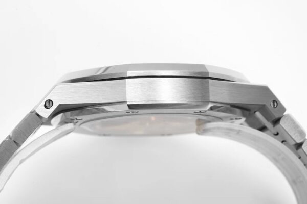 Audemars Piguet - Royal Oak 15500 41mm Frosted SS/SS Black Dial APSF A4302 Super Clone - Image 7