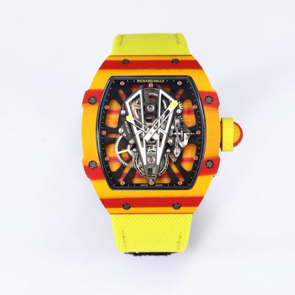 Richard Mille - RM027-03 Rafael Nadal Red/Yellw FC/VRU Blk Miyota Mod