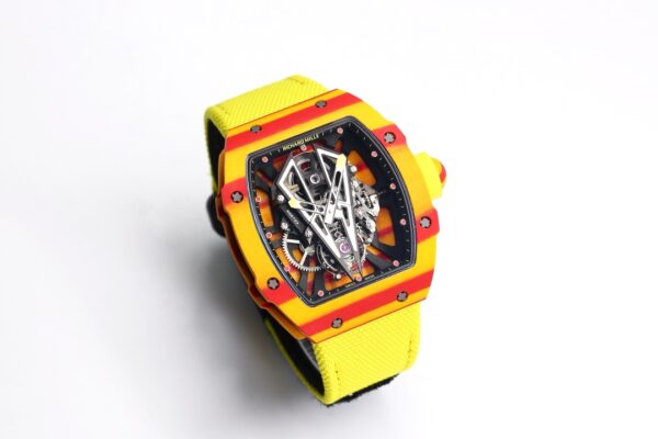 Richard Mille - RM027-03 Rafael Nadal Red/Yellw FC/VRU Blk Miyota Mod - Image 3