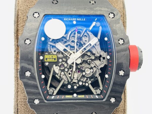 Richard Mille - RM035-02 Rafael Nadal FC/VRU Black/Red C Miyota Mod - Image 4