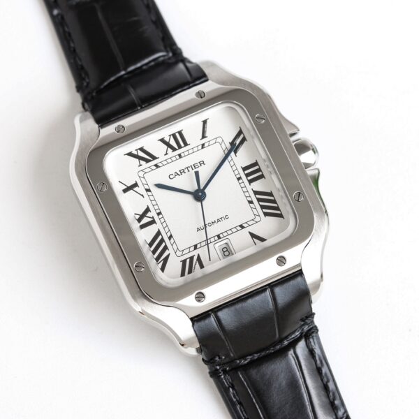 Cartier - Santos De Cartier 2018 Mens XL SS/LE Black V6F MY9015