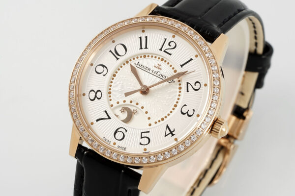 Jaeger LeCoultre - Master Ultra Thin Moon Ladies SS/LE White Dial ZF MY9015 Mod - Image 4